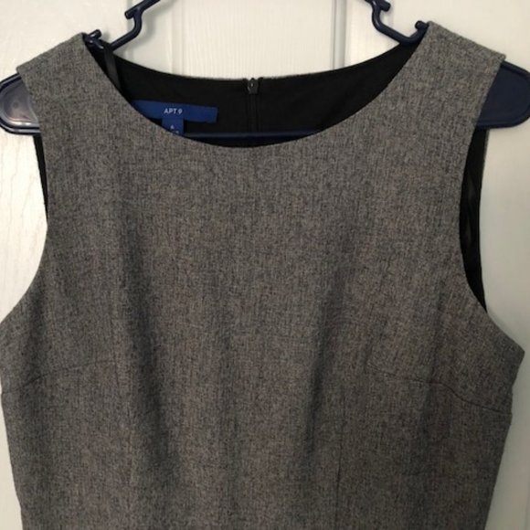 Apt 9 Sleeveless Dress Gray Size 6 - Picture 2 of 12
